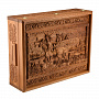 Русское лото "Поединок Пересвета с Челубеем" в шкатулке из ясеня, фотография 2. Интернет-магазин ЛАВКА ПОДАРКОВ