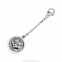 Брелок "Монета с тигром". Серебро 925*, фотография 1. Интернет-магазин ЛАВКА ПОДАРКОВ