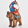 Скульптура "Дед Мороз на медведе", фотография 5. Интернет-магазин ЛАВКА ПОДАРКОВ