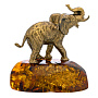 Статуэтка с янтарем "Слон удачи", фотография 4. Интернет-магазин ЛАВКА ПОДАРКОВ