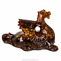 Скульптура из янтаря "Дракон", фотография 4. Интернет-магазин ЛАВКА ПОДАРКОВ