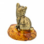 Статуэтка с янтарем "Котенок", фотография 3. Интернет-магазин ЛАВКА ПОДАРКОВ