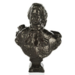 0036931 Бронза БЮСТ "ПЕТР ПЕРВЫЙ" выс. 11см 