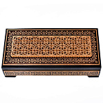 0060422 Береста Шкатулка для денег прорезная на ножках