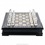 Шахматный ларец с перламутром и фигурами из хрусталя, фотография 9. Интернет-магазин ЛАВКА ПОДАРКОВ