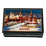 201326 Шкатулка  МОСКВА.ЗИМА, 9*6*3 см