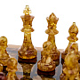 Шахматы с инкрустацией и фигурами из янтаря 28х28 см, фотография 8. Интернет-магазин ЛАВКА ПОДАРКОВ