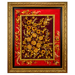 Картина из янтаря "Букет цветов" 104 х 126 см