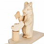 Богородская деревянная игрушка "Медведь лесоруб", фотография 2. Интернет-магазин ЛАВКА ПОДАРКОВ