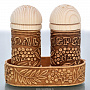 Набор для специй из бересты, фотография 1. Интернет-магазин ЛАВКА ПОДАРКОВ