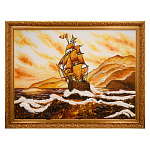 Картина янтарная "Шторм" 60х80 см