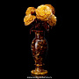 Розы в вазе из янтаря, фотография 1. Интернет-магазин ЛАВКА ПОДАРКОВ