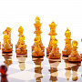 Шахматы деревянные с янтарными фигурами 37х37 см, фотография 8. Интернет-магазин ЛАВКА ПОДАРКОВ