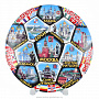 Тарелка сувенирная "ЧМ 2018 по футболу", фотография 1. Интернет-магазин ЛАВКА ПОДАРКОВ