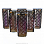 Набор из 6 стаканов 230 мл "Королевская фуксия + Иллюзия", фотография 1. Интернет-магазин ЛАВКА ПОДАРКОВ