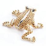 0030895/Ф1-17 Традиции ФАБЕРЖЕ Сувенир-ШКАТУЛКА "ЛЯГУШКА"