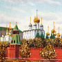 Картина янтарная "Москва. Кремль" 30х40 см, фотография 3. Интернет-магазин ЛАВКА ПОДАРКОВ