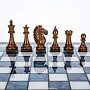 Шахматы с перламутром и деревянными фигурами "Стаунтонт" 45х45 см, фотография 4. Интернет-магазин ЛАВКА ПОДАРКОВ