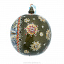 Новогодний елочный шар с росписью "Поздняя осень", фотография 2. Интернет-магазин ЛАВКА ПОДАРКОВ
