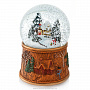 Стеклянный шар "Домик в лесу" со снегом, фотография 1. Интернет-магазин ЛАВКА ПОДАРКОВ