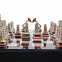 Шахматы с фигурами из фарфора "Нефтяные" 48х48 см, фотография 10. Интернет-магазин ЛАВКА ПОДАРКОВ