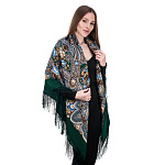 202390 Платок ППс шерсть 100% 146х146 1858-9 1С146-5-ПН