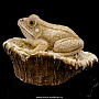 Скульптура из рога лося "Лягушка", фотография 3. Интернет-магазин ЛАВКА ПОДАРКОВ