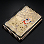 0039327-13*21СМ Златоуст ЕЖЕДНЕВНИК (ЧМ 2018) позолота, эмаль  в ПУ