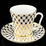 0050463/81.26211.00.1 ЛФЗ БОКАЛ+БЛЮДЦЕ Ленинградский2"Сетка Джаз"ТН1