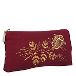 -2000357089923 Очечник "Атласная роза" атлас (креп) Разм. 10*19*2 Мод. 249-1 Рис. 1210 п.х.с.