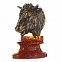 Статуэтка с янтарем "Бюст быка большой", фотография 2. Интернет-магазин ЛАВКА ПОДАРКОВ