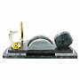 Настольный набор из камня "Глобус", фотография 6. Интернет-магазин ЛАВКА ПОДАРКОВ