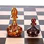 Деревянные шахматы с фигурами из янтаря, фотография 5. Интернет-магазин ЛАВКА ПОДАРКОВ