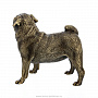 Бронзовая скульптура "Собака Мопс", фотография 4. Интернет-магазин ЛАВКА ПОДАРКОВ