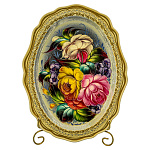 Поднос с авторской росписью 30х23 см