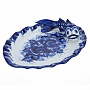 Блюдо "Рыба". Гжель, фотография 1. Интернет-магазин ЛАВКА ПОДАРКОВ