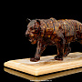 Скульптура из янтаря "Тигр" (в ассортименте), фотография 6. Интернет-магазин ЛАВКА ПОДАРКОВ