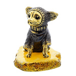 0047457/1644 Сувенир Собака Осенний наряд Сувенир (белый)