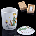 0022441/81.21334.00.1 ЛФЗ НАБОР ПОД.(Бокал + кр) Снежное утро "Маленький принц"380мл ТН1