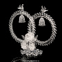 Сувенир из стекла "Свадебные кольца", фотография 2. Интернет-магазин ЛАВКА ПОДАРКОВ