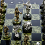 Шахматы с фигурами из бронзы "Пираты Карибского моря" 40х40 см, фотография 9. Интернет-магазин ЛАВКА ПОДАРКОВ