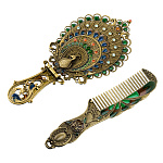 Набор с зеркалом и расческой "Павлин"