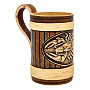 Пивная кружка из бересты "Рак", фотография 4. Интернет-магазин ЛАВКА ПОДАРКОВ