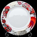 0040025/80.86069.00.1 ЛФЗ ТАРЕЛКА мелкая 270мм Европейская-2 "Красный1" ТН