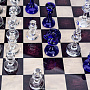 Шахматный ларец с хрустальными фигурами 48х48 см, фотография 7. Интернет-магазин ЛАВКА ПОДАРКОВ