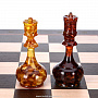 Деревянные шахматы с фигурами из янтаря, фотография 6. Интернет-магазин ЛАВКА ПОДАРКОВ