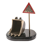 11228 Бронза Скульптура "Дорожные работы " Доломит (4.128)