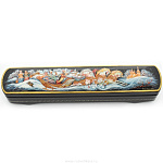 22242 Лаковая миниатюра Шкатулка "Тройка" (АР Ершова) 18*3см (1217)