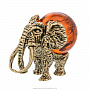 Статуэтка с янтарем "Слон", фотография 2. Интернет-магазин ЛАВКА ПОДАРКОВ