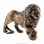 Бронзовая статуэтка "Лев с шаром", фотография 2. Интернет-магазин ЛАВКА ПОДАРКОВ